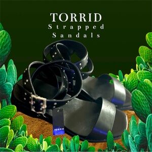 TORRID Strappy Black Sandals